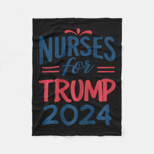 Cobertor De Velo Apoie Trump 2024 Re-eleição Enfermeiras Para Trump