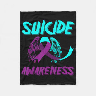 Cobertor De Velo Apoio à Consciência Suicida Asas Suicidas Prevençã
