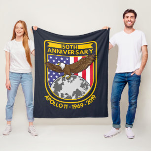 Cobertor De Velo Apollo 11 Lua Aterrissando 50º aniversário Novidad