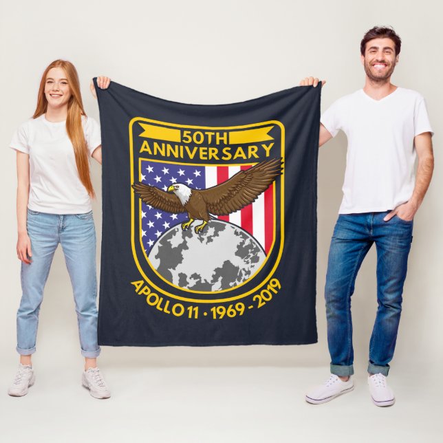Cobertor De Velo Apollo 11 Lua Aterrissando 50º aniversário Novidad (In Situ)
