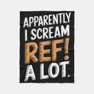 Cobertor De Velo Apparently I Scream Ref A Lot Soccer Footbyll Spor