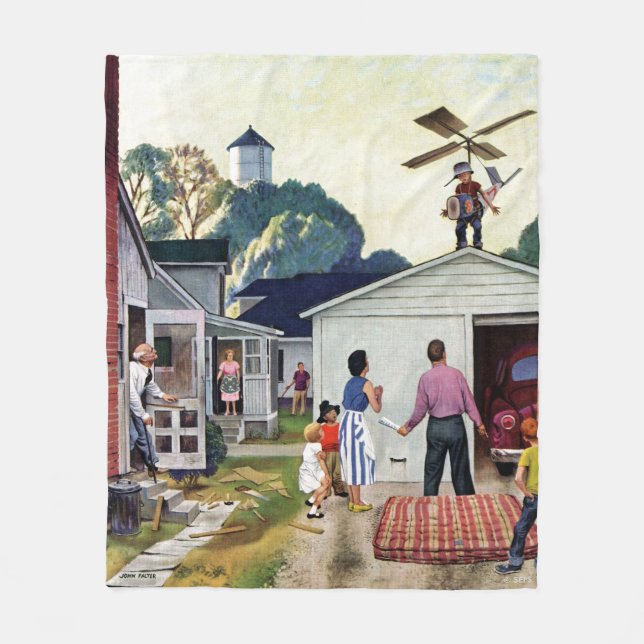 Cobertor De Velo Aprendendo a Voar (Frente)