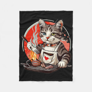 Cobertor De Velo Apresentação bonito De Cabina De Gato Que Adora O