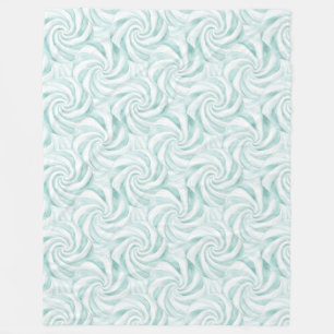 Cobertor De Velo Aqua Mint White Swirls Natal