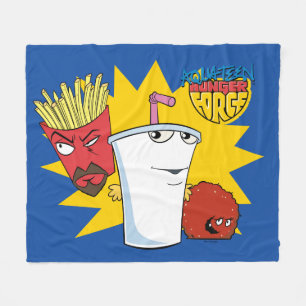 Cobertor De Velo Aqua Teen Hunger Force Explosive Graphic