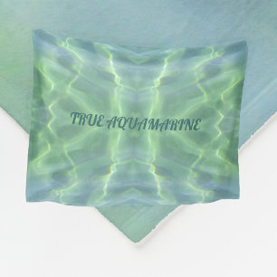 Cobertor De Velo Aquamarina tropical personalizada