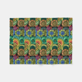 Cobertor De Velo Aquarela Arco-Íris Cores Mandala