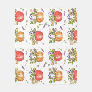 Cobertor De Velo Aquarela De Outono, Composição Invisível.