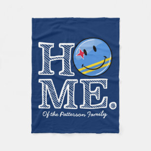 Cobertor De Velo Aquecedor de sorriso da casa da bandeira de Aruba