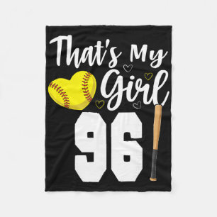 Cobertor De Velo Aquela É Minha Garota Número #96 Softll Número 96