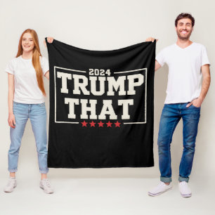 Cobertor De Velo Aquele Trump 2024 47º Presidente dos EUA Vintage