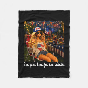 Cobertor De Velo Aqui para a boneca wieners 4 de julho meninas cria