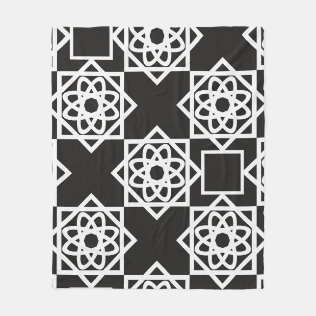 Cobertor De Velo Arabic geometric pattern. Art decor. Islam. Flower (Frente)