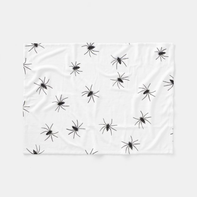 Cobertor De Velo Aracnofobia (Aranhas) (Insetos Crawly Assustadores (Frente (Horizontal))