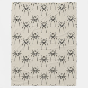 Cobertor De Velo Aranha - Branco Osso e Preto Bato