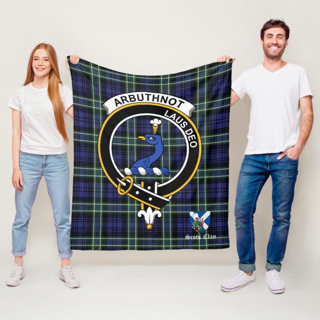 Cobertor De Velo Arbuthnot Clan Crachá Tartan Xadrez (In Situ)