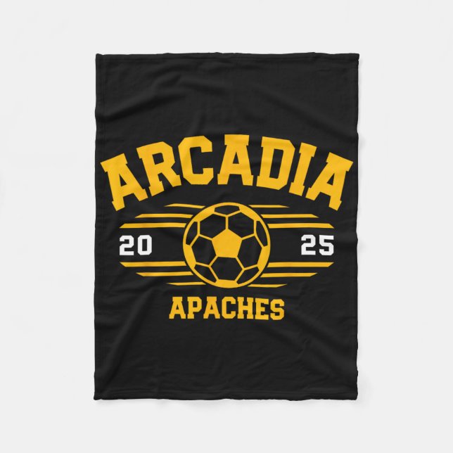 Cobertor De Velo Arcadia Apaches Soccer Byll 2025  (Frente)