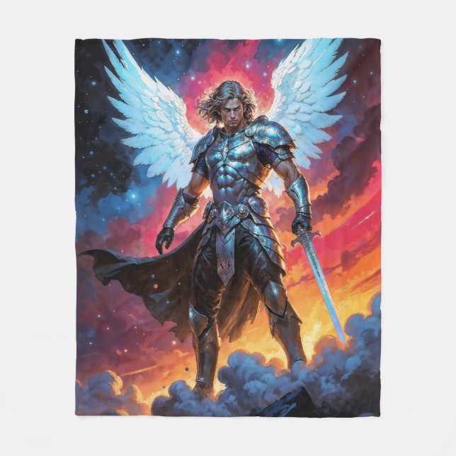 Cobertor De Velo Arcanjo Miguel Gloryblade (Frente)