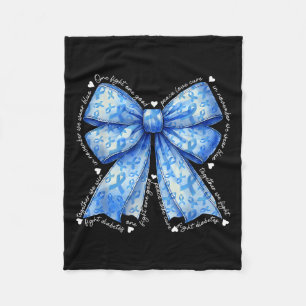 Cobertor De Velo Arco Coquette Em Novembro Vestimos Azul Para Diabe