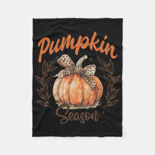 Cobertor De Velo Arco Coquette Pumpkin Season Ação de Graças Autumn
