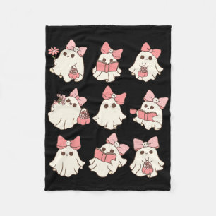 Cobertor De Velo Arco cor-de-rosa Ghost Halloween Spooky Seas