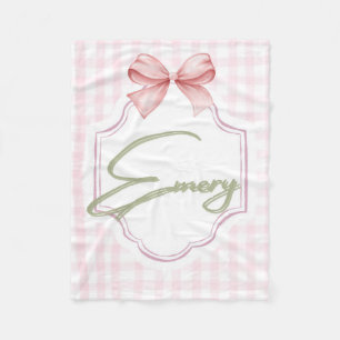 Cobertor De Velo Arco de Enfermeira Emery Baby Girl Personalizado