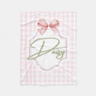 Cobertor De Velo Arco de Enfermeira Personalizada Daisy Baby Girl