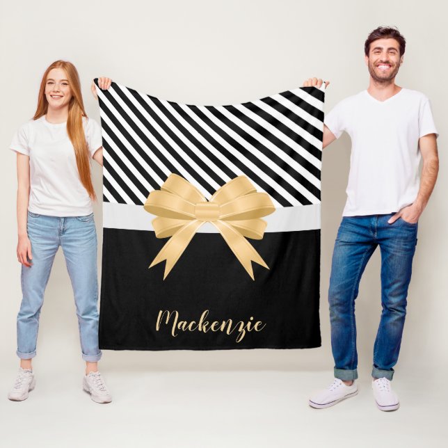 Cobertor De Velo Arco de Goldem Black White Strips (In Situ)