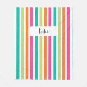 Cobertor De Velo Arco-íris com faixas verticais coloridas retrorcol