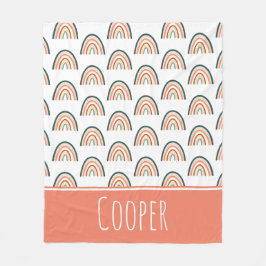 Cobertor De Velo Arco-íris pastel bonito