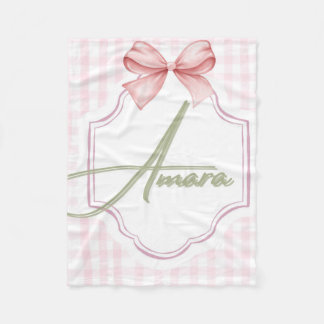 Cobertor De Velo Arco Personalizado do Amara Baby Girl