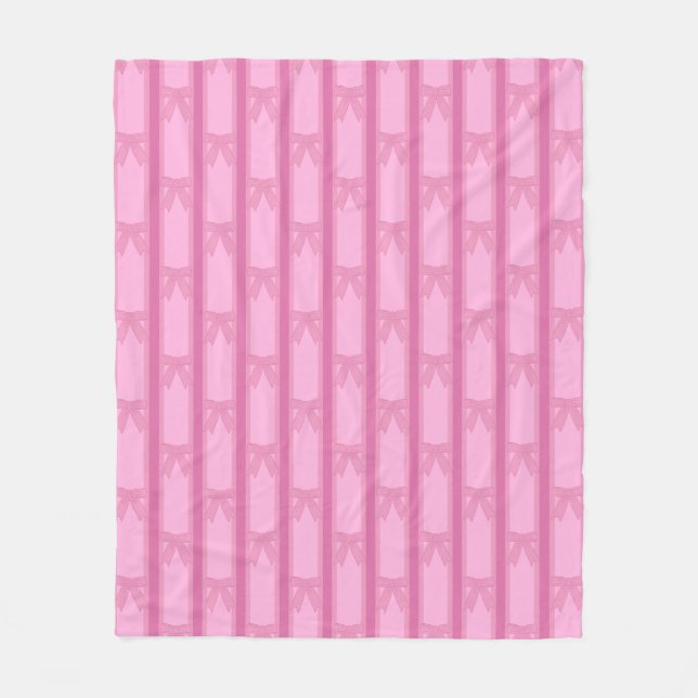Cobertor De Velo Arco rosa com risca e Rico (Frente)
