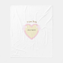 Cobertor De Velo Arcos Dingus e Coração Personalizados