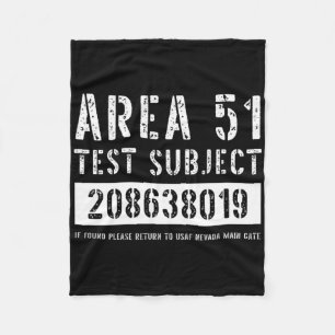 Cobertor De Velo Área 51 Testes Assunto 8019 Hallowee de rapto de A