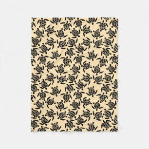 Cobertor De Velo Areia do Deserto e Padrão de Tartaruga do Mar