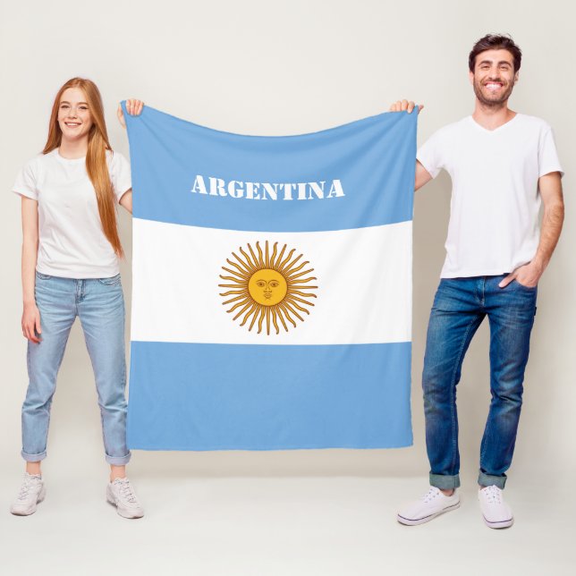 Cobertor De Velo Argentina Bandeira Futebol argentino (In Situ)