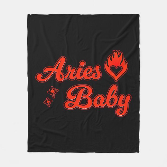 Cobertor De Velo Aries baby polar blanket (Frente)