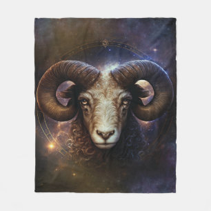 Cobertor De Velo Aries Zodiac Sinal Design
