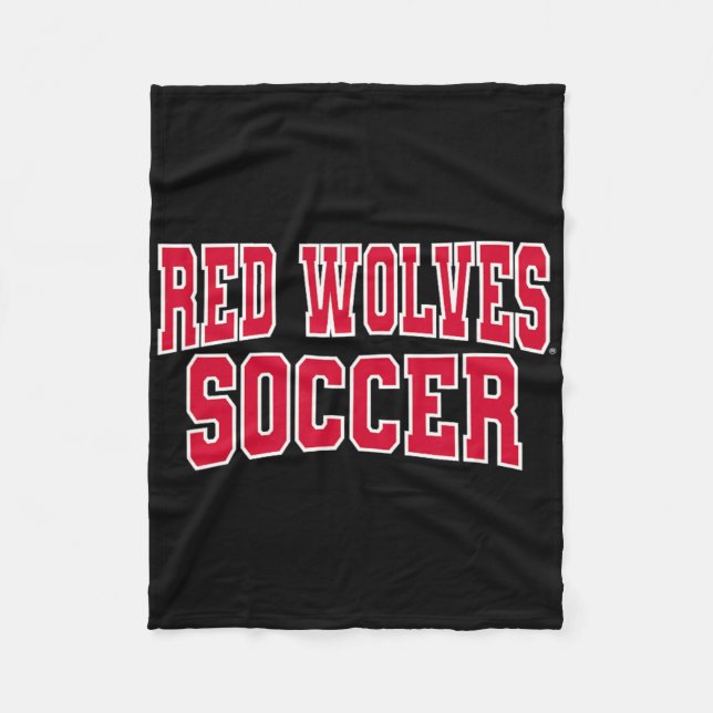 Cobertor De Velo Arkansas State Red Wolves A-state Soccer Ncaa Asta (Frente)