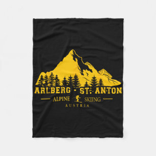 Cobertor De Velo Arlberg Rua Anton Austria Ski Resort Alpino Skiing