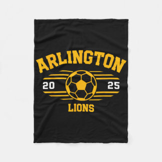 Cobertor De Velo Arlington Lions Soccer Byll 2025 