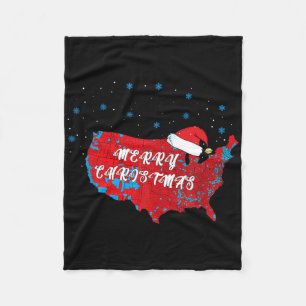 Cobertor De Velo Armadilha das Eleições Feliz Natal Santa Hat Engra