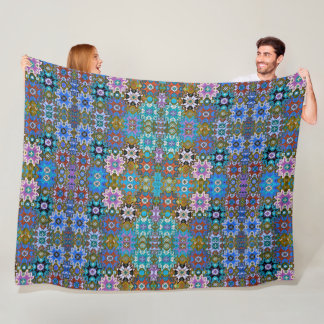 Cobertor De Velo Armênio Folk Art Fleece Blanket