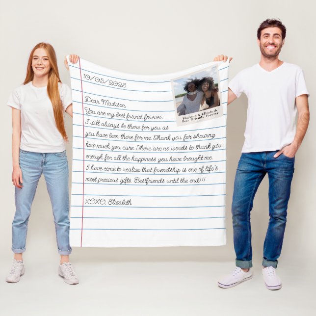 Cobertor De Velo Arquivo de Mensagens Personalizado de Foto dos Mel (In Situ)