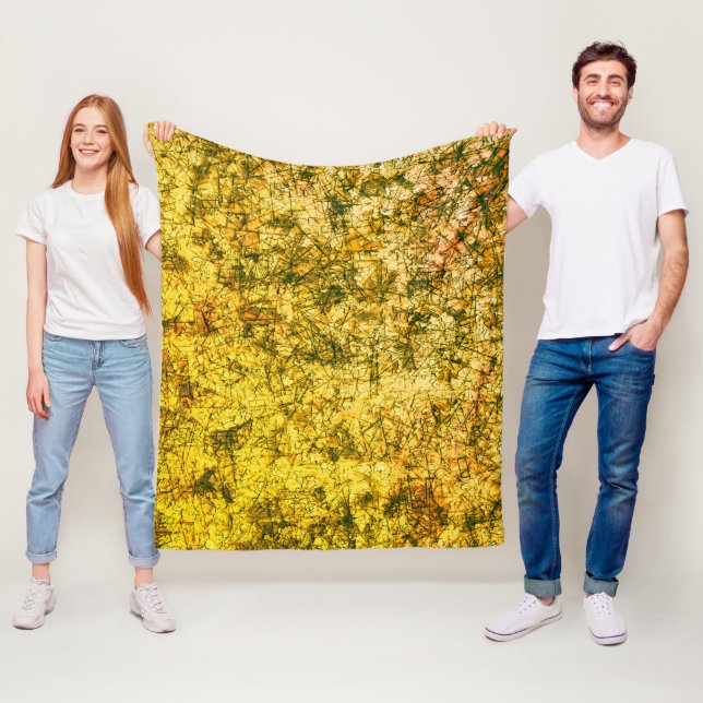 Cobertor De Velo Arranhões numa imagem amarela clara (In Situ)