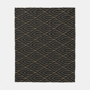Cobertor De Velo Art Deco: papel de parede geométrico de vintage.