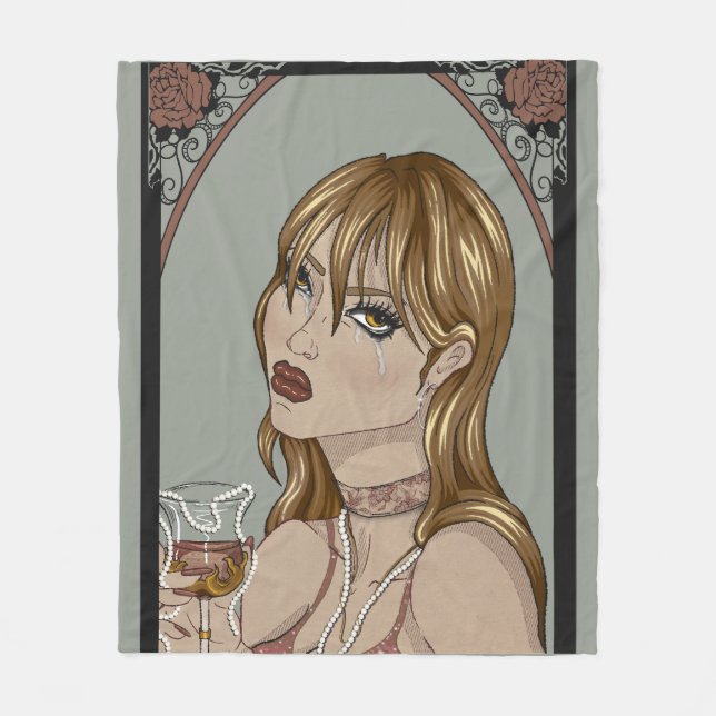 Cobertor De Velo Art Nouveau (Frente)