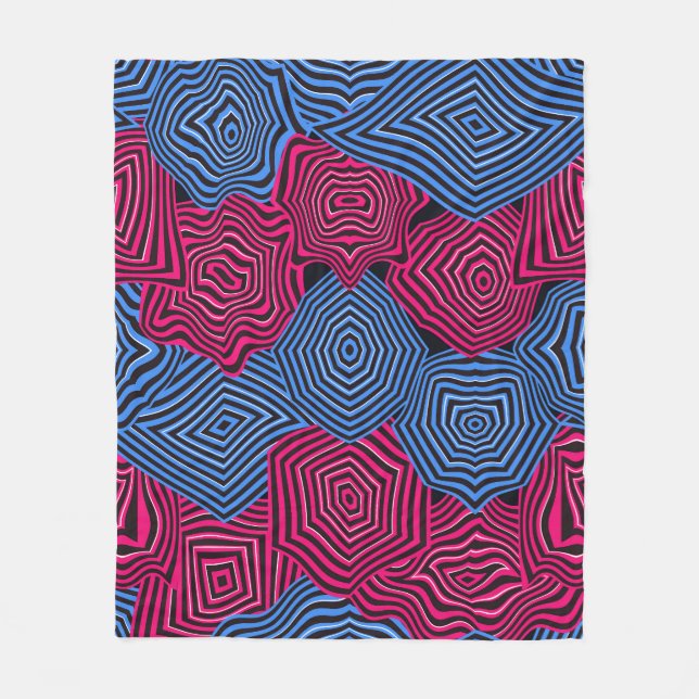 Cobertor De Velo Art Nouveau Geometric Pattern  (Frente)