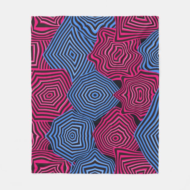 Cobertor De Velo Art Nouveau Geometric Pattern  (Frente)