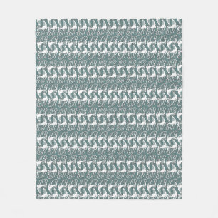 Cobertor De Velo Art Nouveau Greyhounds